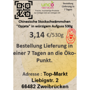 Chinesische Stockschwämmchen "Opjata" in würzigem Aufguss 530g
