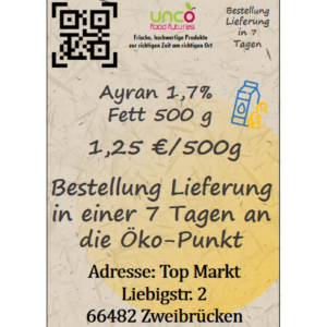 Ayran 1,7% Fett 500 g