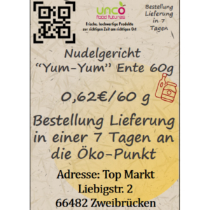 Nudelgericht "Yum-Yum" Ente 60g